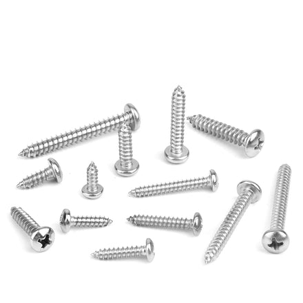 China Stainless Steel Plastic Self-Tapping Screws M1.4-M6 Metric Class 8 ISO 9001 Certified Custom Fasteners for DIY Electronics