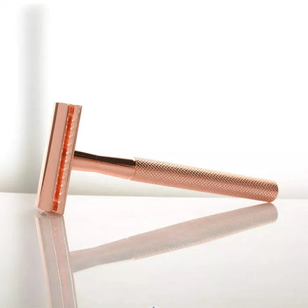 New Arrival RTS Safety Razor Rose Gold Metal Razor Head for Shaving