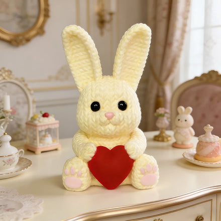 DIY Love Heart Rabbit Candle Silicone Mold Gold Coin Euro Rose Bunny Cake Chocolate Silicone Mold Christmas Gift Resin Mold