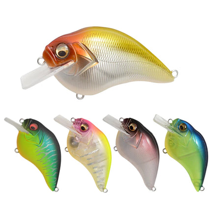 Top Right CB364 65mm 16g Square Bill Unpainted Lure Blanks Big Crank Wobbler Crank Baits Diving Artificial Hard Baits Lure