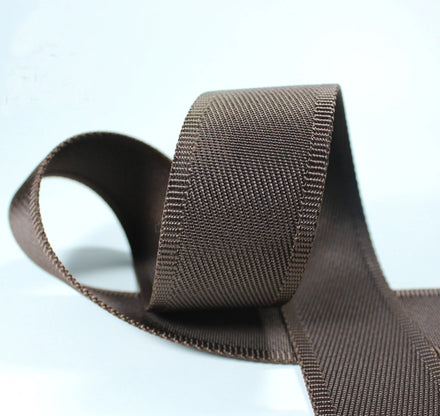 Wholesale 2.5cm Durable Polyester/Nylon Twill Woven Webbing Strap with Printed Logo and Solid Color for Backpack Strapping