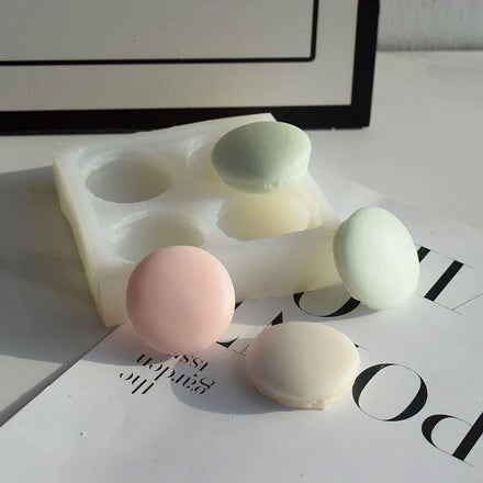 Wholesale 6 Cavity Macaron Silicone Chocolate Molds Silicone Fondant Molds Cake Baking Tools Decorating Molds