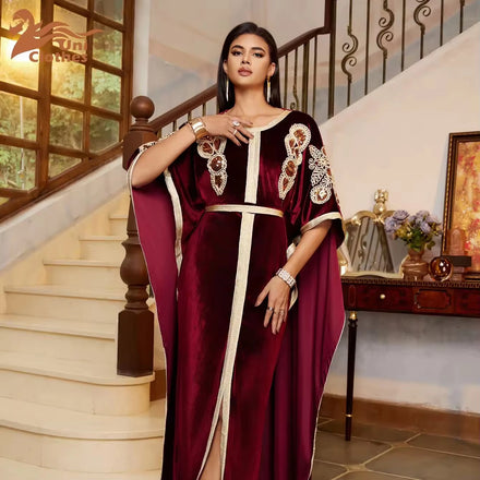 New Arrive Eid Abaya Galabeya Muslim Jubba Dubai Abaya for Long Sleeve Middle East