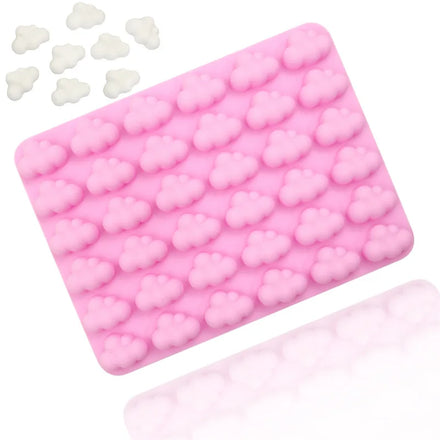 36-Cavity Cloud Silicone Chocolate & Cake Baking Mold Handmade BPA-Free Eco-Friendly Odorless in OPP Bag Packaging
