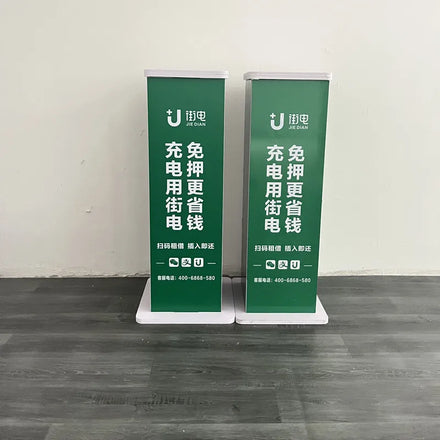 Public Sharing Power Bank Multi Power Bank Station 8pieces Universal Portable Power Bank Display Stand
