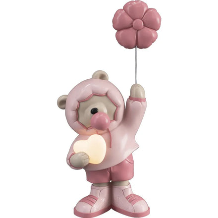 Large Bear 1.1m Floor Ornaments Home Room Decor for Children's Friends' Birthday Gifts Bear Sculptures with love Night Light