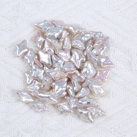 Zhuji 9-11mm Wholesale Natural White Freshwater Irregular Shape AA Grade Third Party Certified Loose Beads for DIY Jewelry