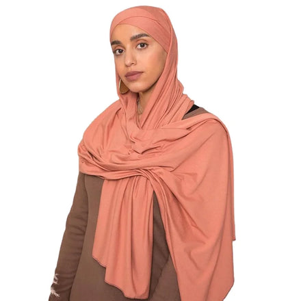 Wholesale Fashion New Arrival Malaysia Tudung Dubai Cross Front Strap Muslim Cotton Jersey Hijab Scarf Instant Shawls