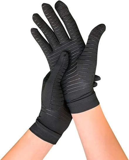 Swelling Copper Arthritis Gloves Compression Glove Arthritis Pain Relieve Full Finger Compression Gloves for Men and Women