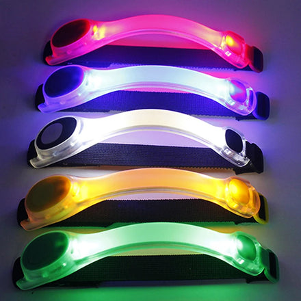 Glow in the Dark LED Bracelet for Christmas Gift Ideas Outdoor Safety Night Cycling Reflective LED Armband