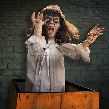 Animatronic Monsters Terrible Zombies Walking Corpses Bones Biochemical Monster Ghoul Mutation Bloody Disgusting Model