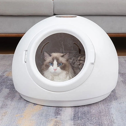 Top Selling Eco-Friendly Smart Pet Hair Dryer 55L Automatic Dry Box with Low Noise Design for Cats All Seasons HDPE Material