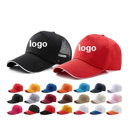 Promotional Baseball Caps Custom 3D Embroidery Logo Gorra Blank Trucker Hat Baseball Cap for Men Women