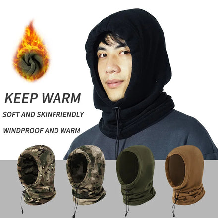 Top Selling Winter Thermal Fleece Balaclava Outdoor Sports Snowboard Windproof Ski Mask Hood