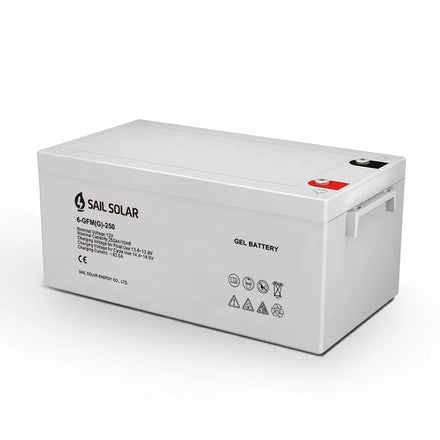 100000pcs+ Sold 6 Cells Solar Gel Battery 12V 200ah 250ah Deep Cycle 6000 Times
