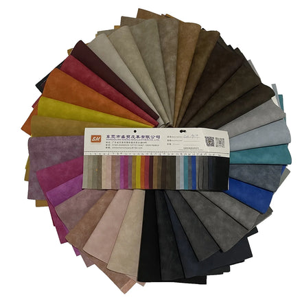Free Sample PU Microfiber Leather Scratch Resistant Non-toxic Vegan Leather for Car Upholstery Furniture-Decorative Football