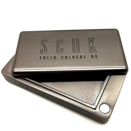 Customized Factory Personalized Men Black Swivel Square Solid Perfume Box Package Container