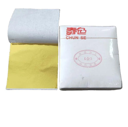 8X8.5 CM 100 Pieces Per Bag Imitation Gold Foil Epoxy Resin DIY Home Decoration