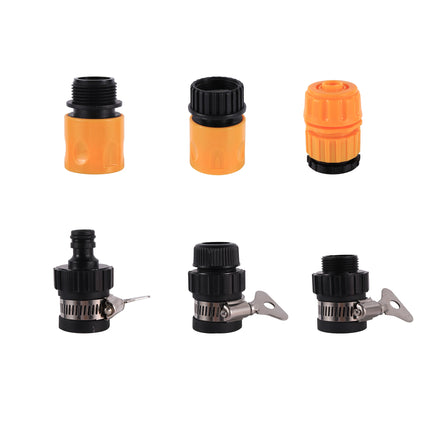 1/2 3/4 Thread Faucet Adapter Fast Connect Quick Joint 16mm Pipe Tap Universal Converter Garden Watering Car Washing Coupler