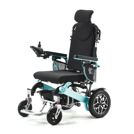 Medical Equipment Store Customized Color Aluminum Alloy Reclining Electric Wheelchair for Elderly