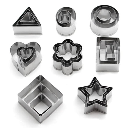 High Quality Stainless Steel Clay Earring Making Tools Cookie Cutter Set