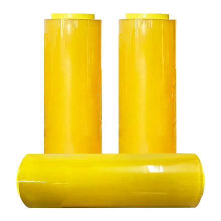 Food Grade Soft PVC Shrink Film Roll for Bread Pizza Cookie Milk Packaging Moisture Proof Transparent Casting Applications