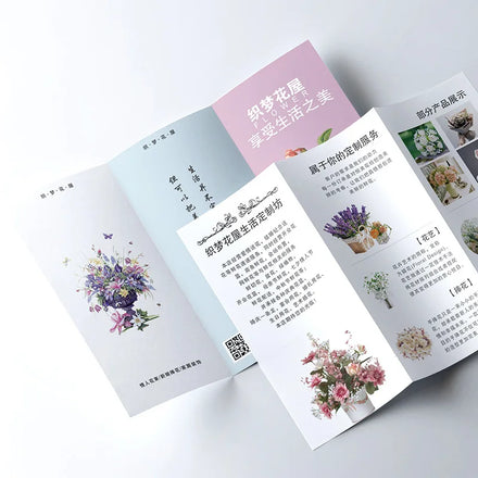 Printing Service A3 A4 A5 Flyers Printed Promotion Flyer/leaflet/catalogue/booklet Printing Flyer for Hotel