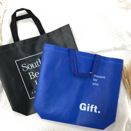 Eco Friendly Portable Shopping Bags Tote Non Woven Bag With Zipper Promotional Reusable Bag