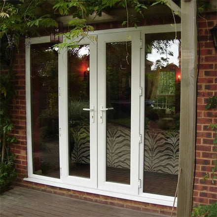 TOMA Morden Design Aluminium Fence Door Double Glazed Glass Door