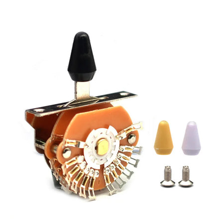 3 Color Tip Super Switch Guitar 5-way 24 Legs Pickup Selector 4-Pole Double Wafer for ST/TL Guitar