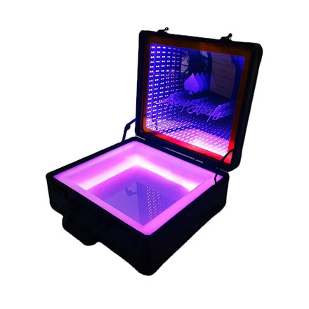 Customized Logo Multi-color LED Flashing Steak Carry Case Reusable Disposable Bar Accessory Rechargeable Battery Remote Control