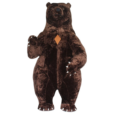 Inflatable Brown Bear Mascot Costume Advertising Plush Party Dress