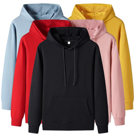 New Fashion Heavy Oversized Hoodie Streetwear Men Hoodies Multi-Colors for Men