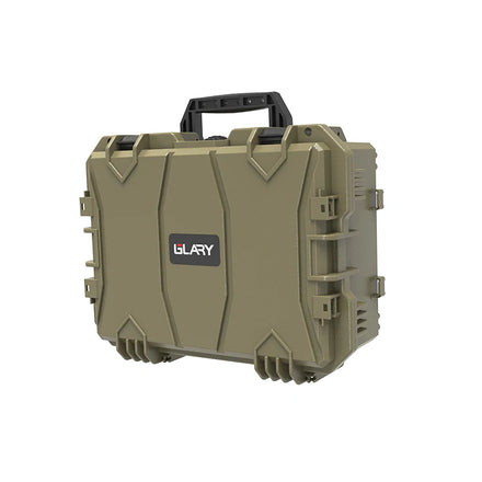 For Olive Green Portable Tool Case with Wheels Hard Shell Shockproof Plastic Flight Case Trolley OEM