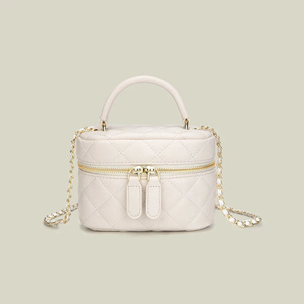2025 High Class New Style Small Fragrance Diamond Chain Versatile Portable One Shoulder Messenger Bag Mobile Phone Bag