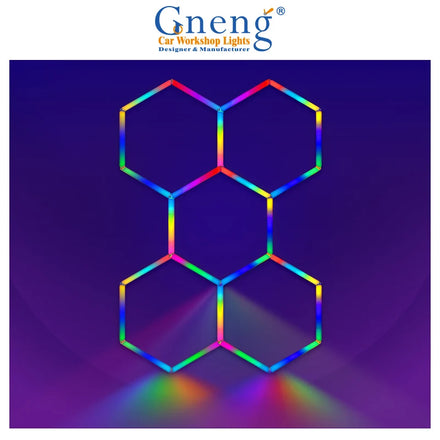 Best Honeycomb Rgb Lamp Decorative Led Hexagon Garage Lighting 6500K