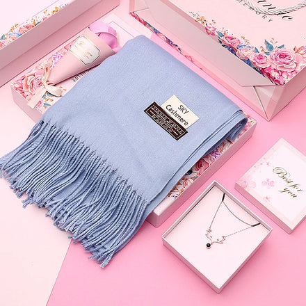 2026 Women's Multi-Beautiful Gift Items for Christmas Scarf Bottle Lipstick Earring Valentine's Day New Year's Gift Items