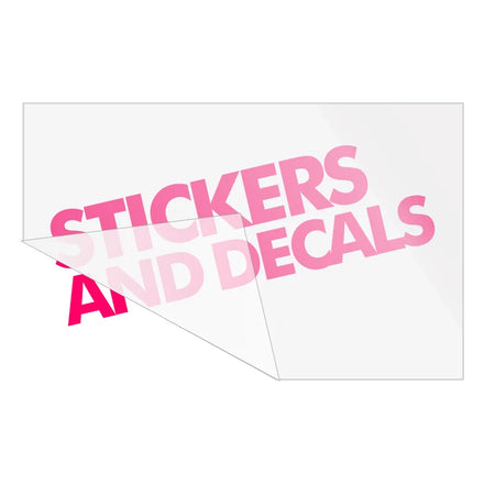 Custom Transfer Stickersfull Color Vinyl Lettering Decals