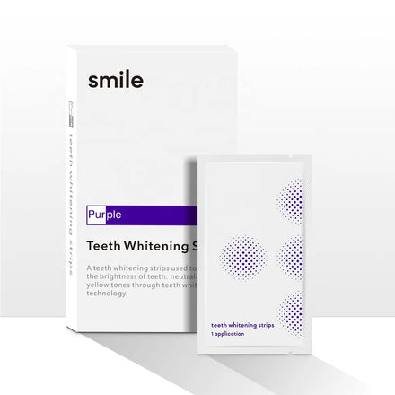 Private Label Purple Teeth Whitening Strips