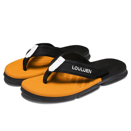 Men's Casual Summer Beach Flip Flop Sandals Winter Rubber Sole Flip-flop with Comfortable Eva Material