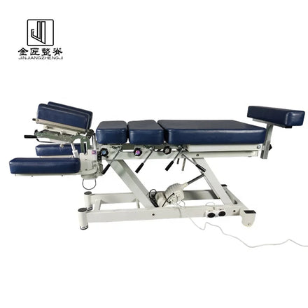 Latest Modern Electrical Controlled Foldable Physiotherapy Treatment Table 3 Motors for Professional Chiropractors Hotels Gyms