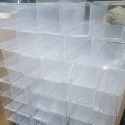 Yishun Manufacturer Wholesale 100*100mm 150mm*150mm Transparent Square PMMA Pipe Plastic Acrylic Square Tube