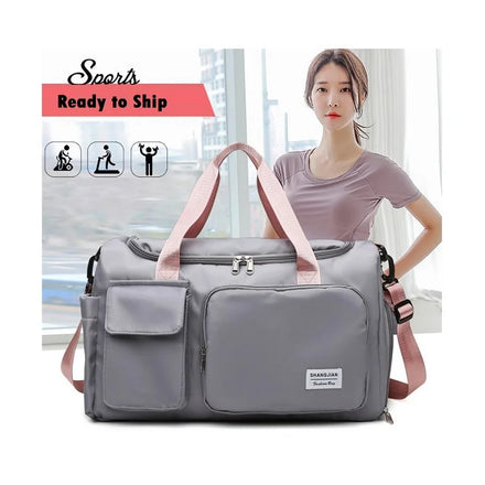 Wholesale Polyester Lining Women's Large Capacity Lightweight Duffel Bag for Travel Short Boarding Business Yoga Fitness