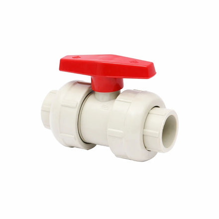 China Hot Sales 1/2 to 4 Inch Double Union Socket Pph Ball Valve Pvc 4inch Valves