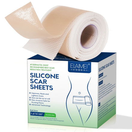 Elaimei Ready to Ship Scar Repair C Section Large Scar Silicone Gel Sheets Scar Removal Tapes to Remove Stretch Marks