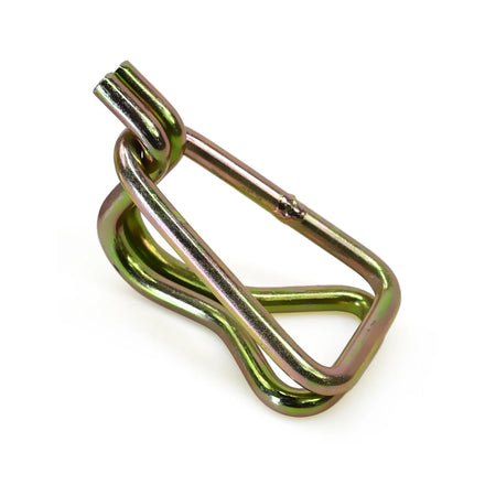 Wholesale 38mm Ratchet Tie Down Swan Double J Hook with Keeper for Cargo Lashing