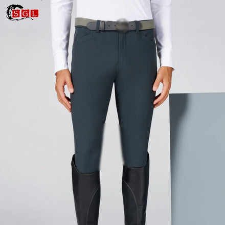 SGL Custom LOGO Equestrian Silicone Man Breeches Horse Riding Men Breeches Men Horse Riding Legging