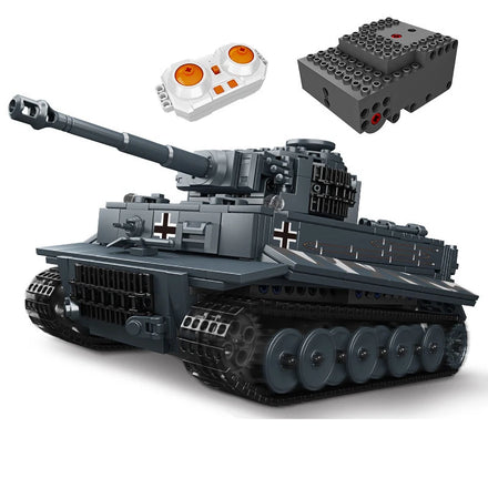 Mould King 20014 al Remote Control Tank Building Blocks Model Toy MOC Military Battle Tank Bricks Educational Toys
