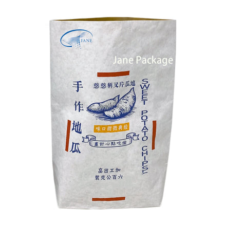 Jane Package Wheat Flour Kraft Paper Packaging Bag