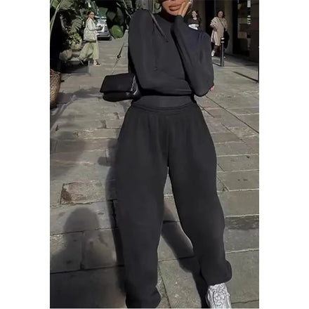 Fall Women Clothing Custom Pants Set Wholesale New Fashion Sportswear Women 2 Piece Long Sleeve Shirt and Pants Set